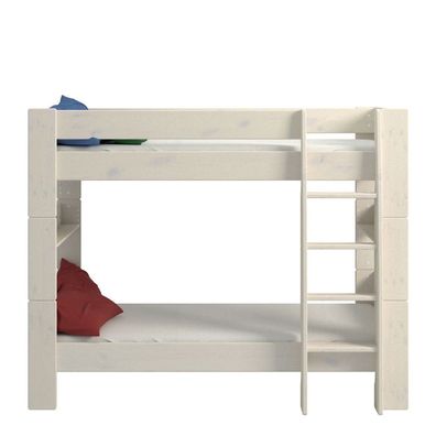 Molly Kids Kiefer Kinderbett 90x200 Kinderzimmer Holz Bett Einzelbett weiss