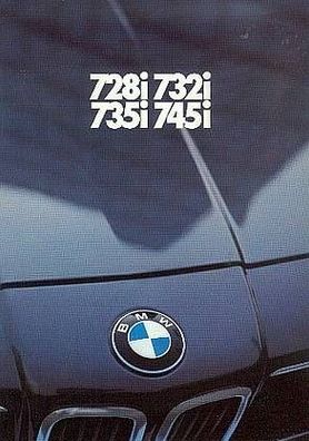 BMW 728i, 732i, 735i, 745i