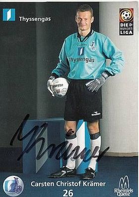 Carsten Christof Krämer MSV Duisburg 1998-99 Autogrammkarte + A23121