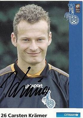 Carsten Krämer MSV Duisburg 2000-01 1. Karte TOP + A23203