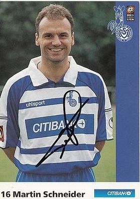 Martin Schneider MSV Duisburg 2000-01 2. Karte TOP + A23215