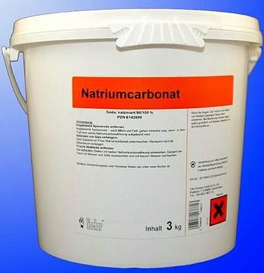 Natriumcarbonat ( Soda, kalziniert ) 3000 g