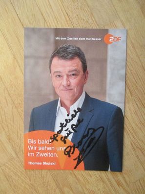 ZDF Fernsehmoderator Thomas Skulski - handsigniertes Autogramm!!!