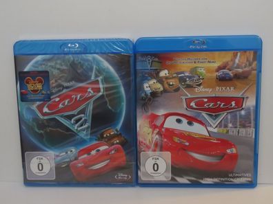 Cars & Cars 2 - Walt Disney Pixar - Blu-ray - OVP