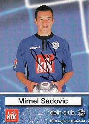 Mirnel Sadovic Arminia Bielefeld 2002-03 Autogrammkarte + A23450