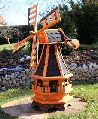 Windmühle mit Solarbeleuchtung Typ 17