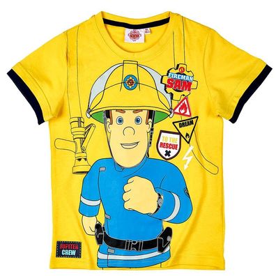 T-Shirt To Rescue | Feuerwehrmann Sam | Größe 98 - 128 | Kinder Jungen Shirt