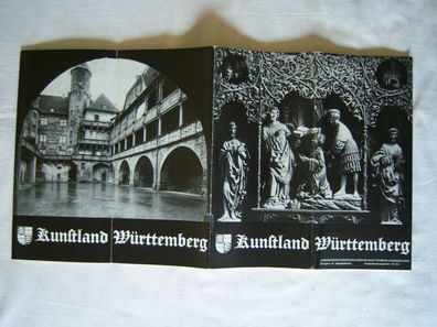 Reiseprospekt Kunstland Württemberg von 1938