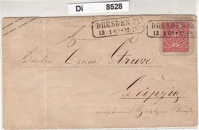 alter Brief Norddeutscher Postbezirk Stempel Dresden 69