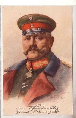 52274 Ak Militär Generalfeldmarschall von Hindenburg 1915