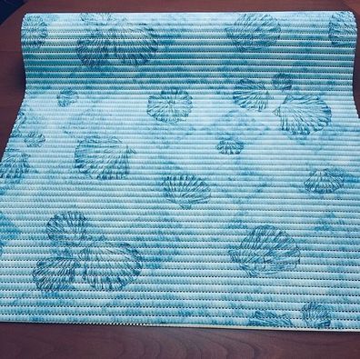 Softy-TEX Badmatte Antirutschmatte hellblau - ca. 65 x 180 cm - waschbar bei 40°C