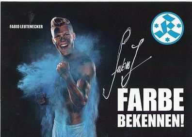Fabio Leutenecker Stuttgarter Kickers 2012-13 Autogrammkarte + A23802