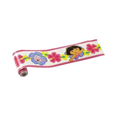 Nickelodeon Dora Bordüre 10,6cm x 5m Kinderzimmer Wandbordüre Wandtattoo NEU