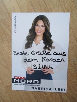 RTL Fernsehmoderatorin Sabrina Ilski - handsigniertes Autogramm!!!