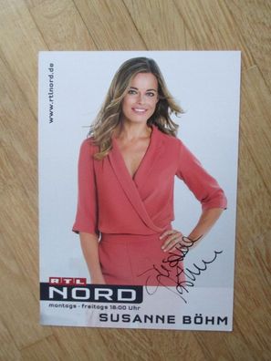 RTL Fernsehmoderatorin Susanne Böhm - handsigniertes Autogramm!!!