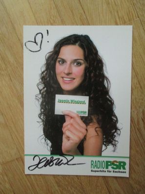 RTL Fernsehmoderatorin Jasmin Wiegand - handsigniertes Autogramm!!!