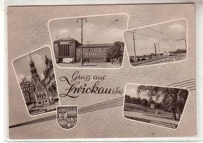52647 Mehrbild Ak Gruß aus Zwickau in Sachsen 1960