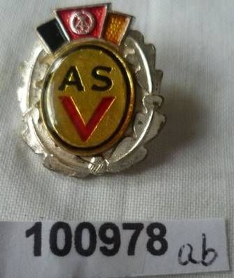 DDR Abzeichen ASV in Silber Armee Sport Vereinigung