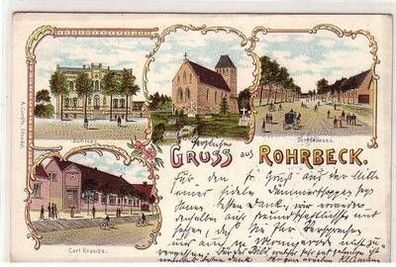 53357 Ak Lithographie Gruss aus Rohrbeck 1903