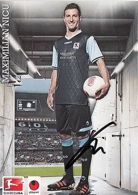 Maximilian Nicu TSV 1860 München 2012-13 Autogrammkarte + A24486