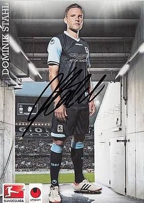 Dominik Stahl TSV 1860 München 2012-13 Autogrammkarte + A24501