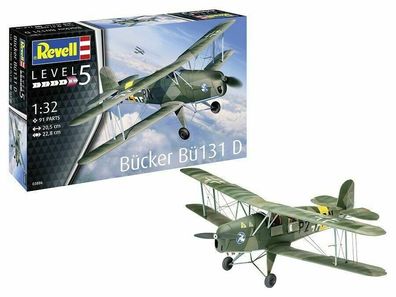 Revell Bücker Bü-131D Jungmann 1:32 Revell 03886