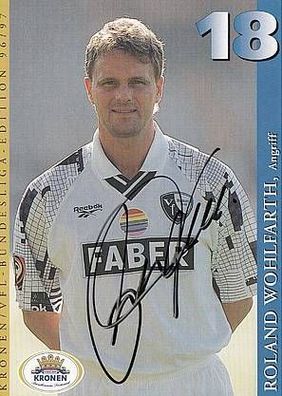 Roland Wohlfarth VFL Bochum 1996-97 Autogrammkarte + A24596