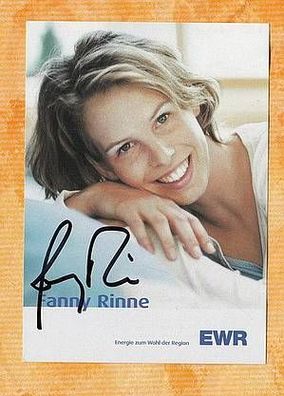 Fanny Rinne - persönlich Unterschrift