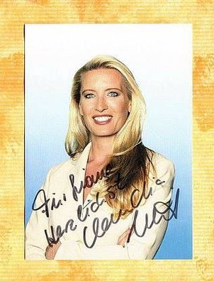 Claudia Kleinert - persönlich signierte Autogrammkarte