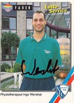 Ingo Wenskat VFL Bochum 1994-95 Autogrammkarte + A24794