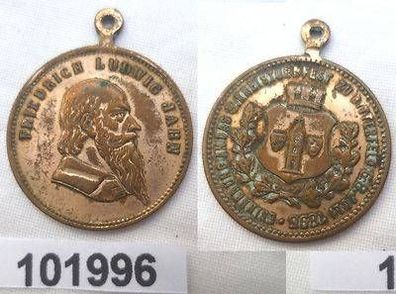 Medaille Erinnerung an das Kreisturnfest Bitterfeld 1895