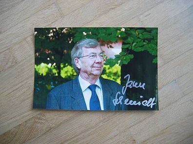 Kirchenpräsident Jann Schmidt - handsigniertes Autogramm!!!