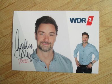 WDR Moderator Marco Schreyl - handsigniertes Autogramm!!!