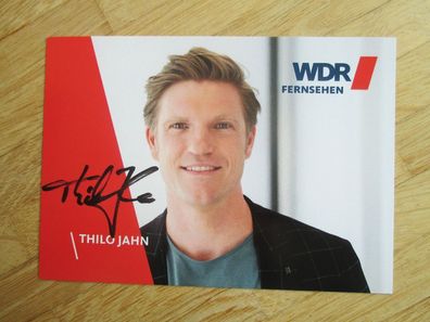 WDR Fernsehmoderator Thilo Jahn - handsigniertes Autogramm!!!