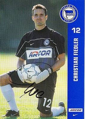 Christian Fiedler Hertha BSC Berlin 2001-02 2. SATZ TOP + A25058