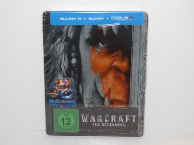 Warcraft - The Beginning - Steelbook - 2D Blu ray & 3D Blu ray - Rarität - OVP