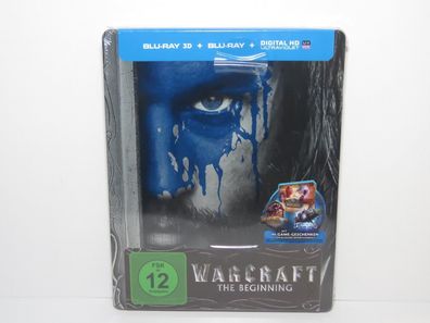 Warcraft - The Beginning - Steelbook - 2D Blu ray & 3D Blu ray - Rarität - OVP