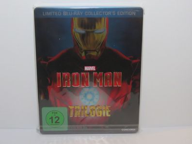 Iron ManTrilogie - Marvel - 3 Discs & Comic - Steelbook - Blu-ray
