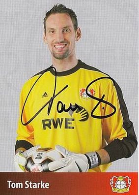 Tom Starke Bayer Leverkusen 2005-06 Autogrammkarte + A25686