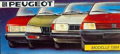 Peugeot Modelle 1984