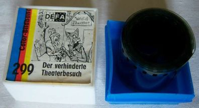 DDR DEFA DIA - Film Nr. 299 , Der verhinderte Theaterbesuch, Herr Fuchs + Frau Elster