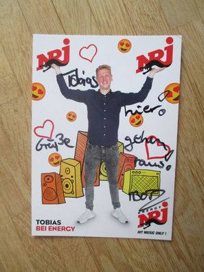 Radio Energy NRJ - Tobias - handsigniertes Autogramm!!!