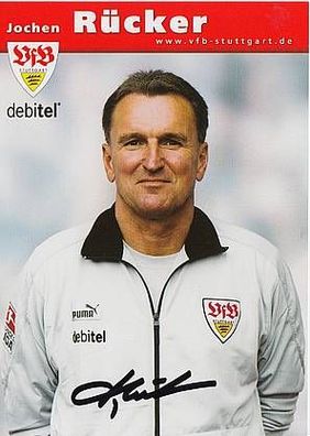 Jochen Rücker VFB Stuttgart 2002-03 Autogrammkarte + A25843