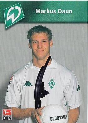 Markus Daun Werder Bremen 2002-03 1. Karte TOP + A25812