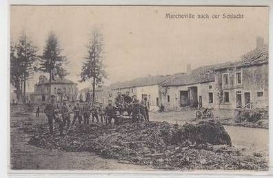 54562 Feldpost Ak Marcheville Frankreich France nach der Schlacht 1915