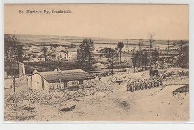 54674 Feldpost Ak St. Marie á Py Frankreich France im 1. Welktkrieg um 1915