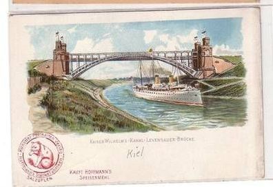 53670 Reklame Ak Kaiser Wilhelms Kanal Levensauer Brücke um 1900