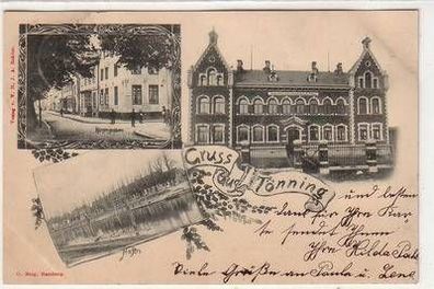53514 Mehrbild Ak Gruß aus Tönning 1899