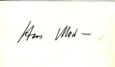 Hans Modrow TOP Original Signiert + 3186