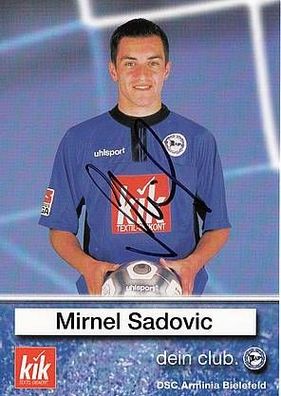 Mirnel Sadovic Arminia Bielefeld 2002-03 Autogrammkarte + A26166